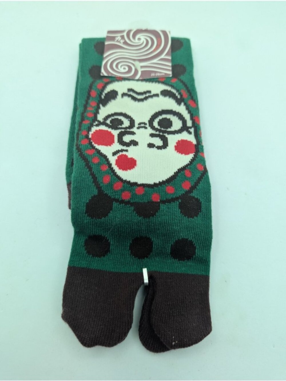 Socks 2-Finger Pocket Toe Cotton Sandal Split Flip Flop Japan Hyottoko size 6-8
